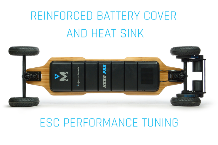 Electric Skateboard Majestic Hero PRO 2K25 2in1