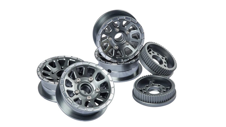 Majestic Electric Skateboard CNC Wheels Hubs – 55T Pulleys Included