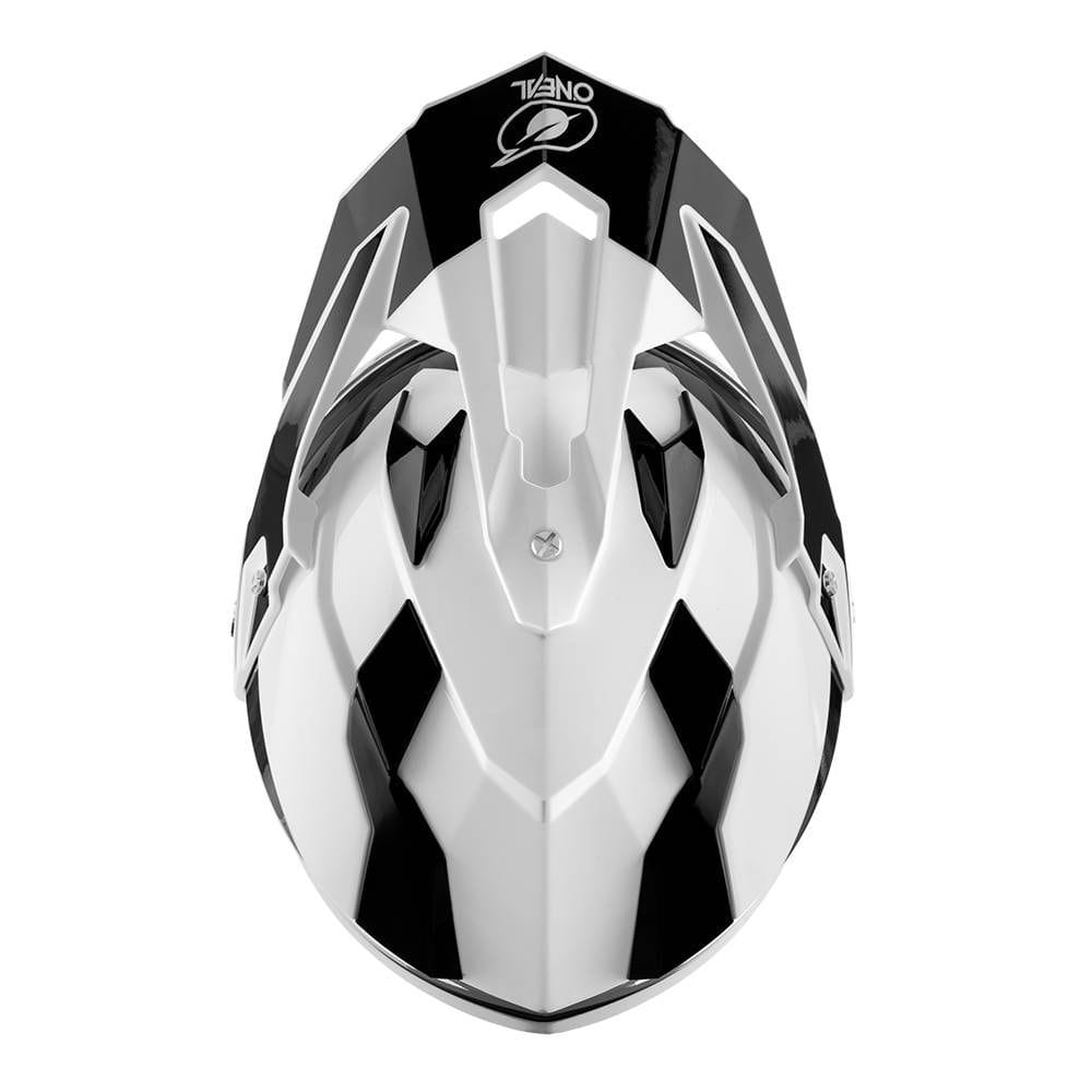 THE DUAL O'NEAL SIERRA R HELMET BLACK / WHITE