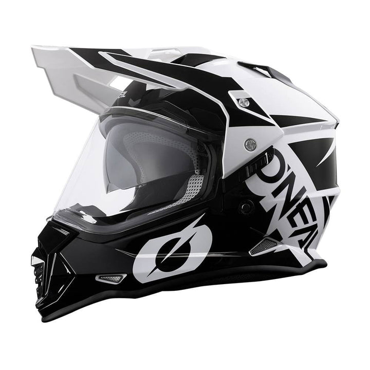 THE DUAL O'NEAL SIERRA R HELMET BLACK / WHITE