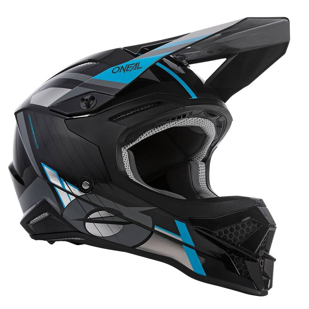 O`NEAL 3SRS VISION ENDURO HELMET BLACK / GRAY / BLUE