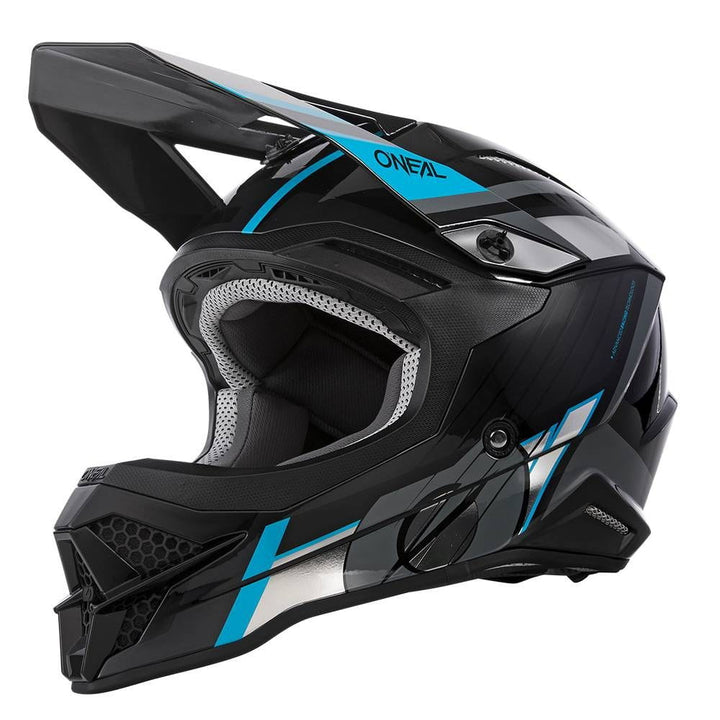 O`NEAL 3SRS VISION ENDURO HELMET BLACK / GRAY / BLUE